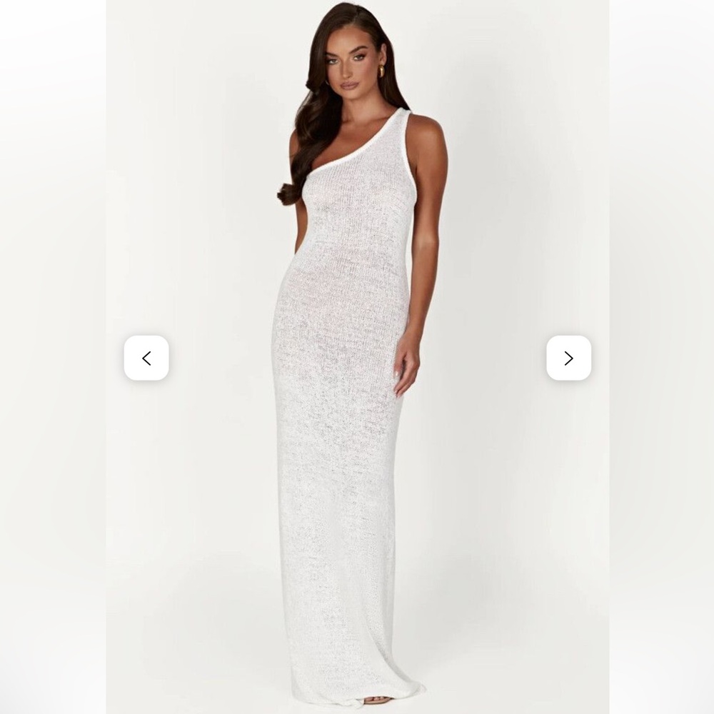 Meshki Paisley Maxi Dress in White